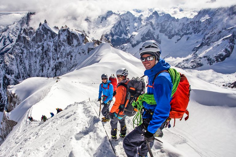 Alpine climbing British Mountain Guides